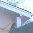Porch ceiling, Beam, Post. (custom formed aluminum).
